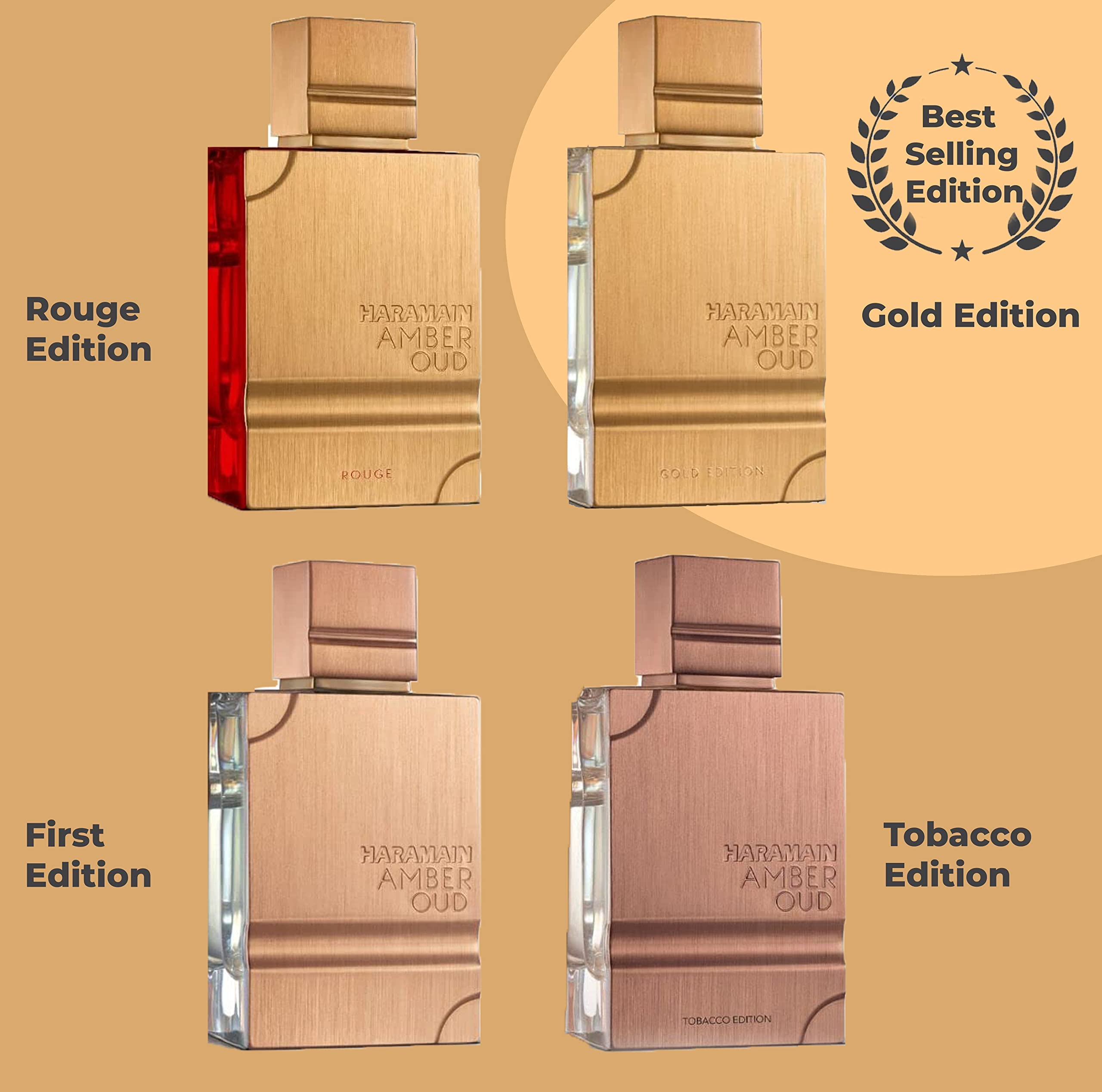 Al Haramain Amber Oud Rouge for Unisex Eau De Parfum Spray, 2 Ounce - Image 4