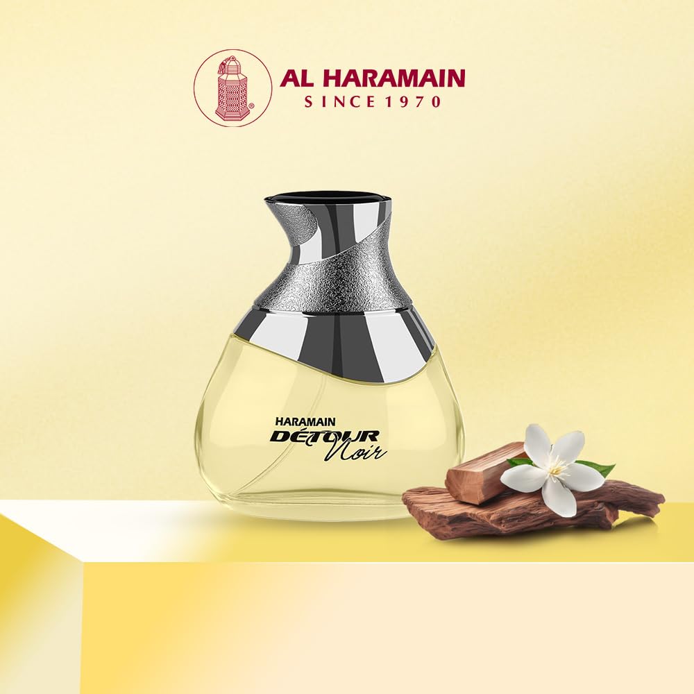Al Haramain Detour Noir Eau de Perfume Spray for Unisex, 3.33 Ounce - Image 3