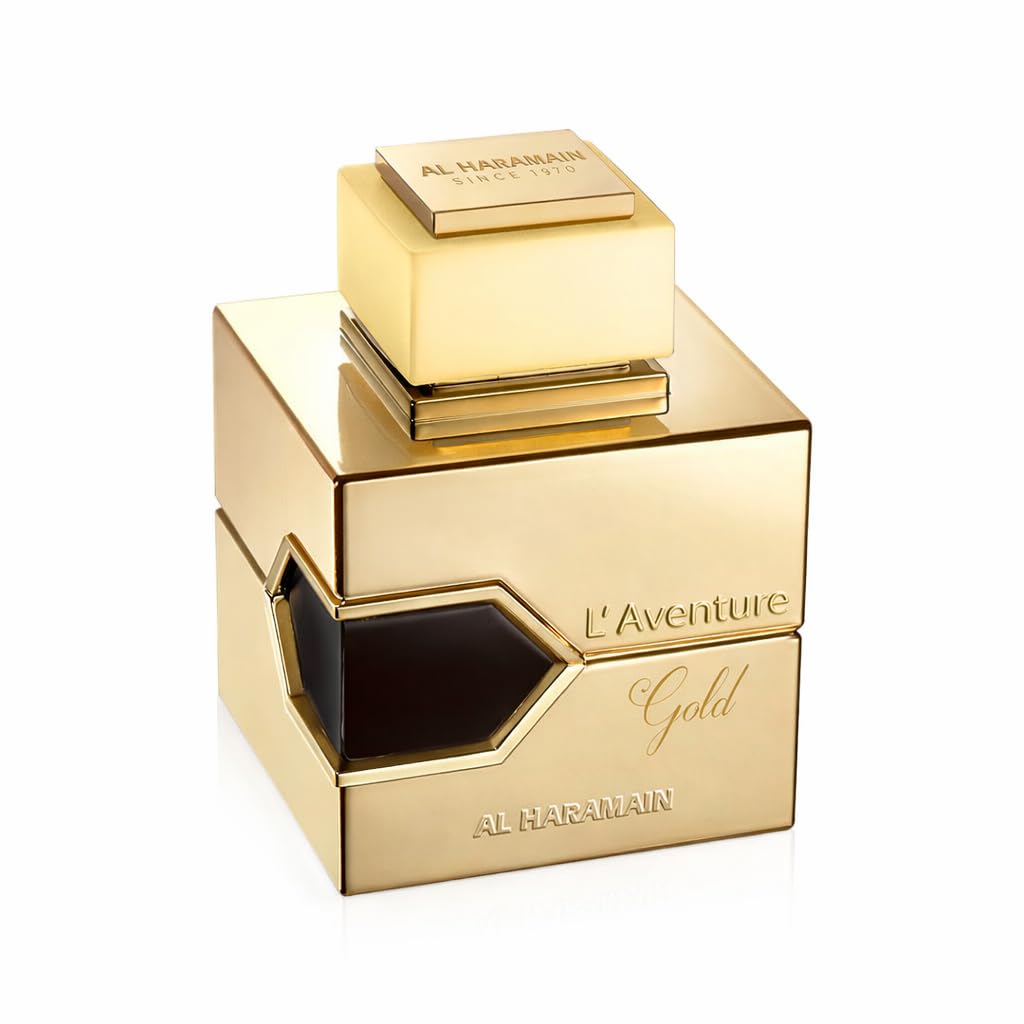 Al Haramain L'Aventure Gold for Women Eau de Parfum Spray, 3.40 Ounce (NEW 2022 Launch)