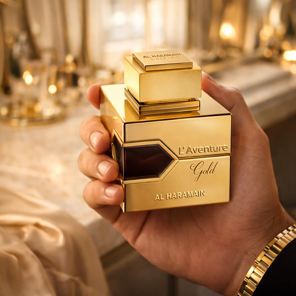 Al Haramain L'Aventure Gold for Women Eau de Parfum Spray, 3.40 Ounce (NEW 2022 Launch) - Image 3