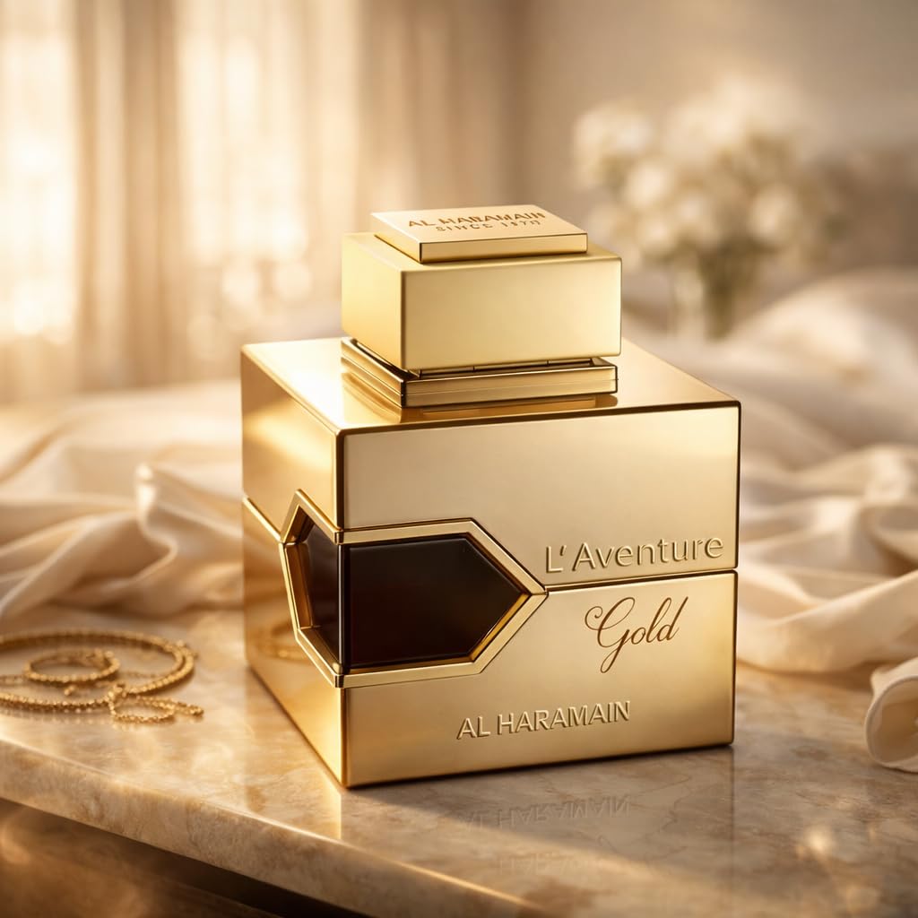 Al Haramain L'Aventure Gold for Women Eau de Parfum Spray, 3.40 Ounce (NEW 2022 Launch) - Image 5