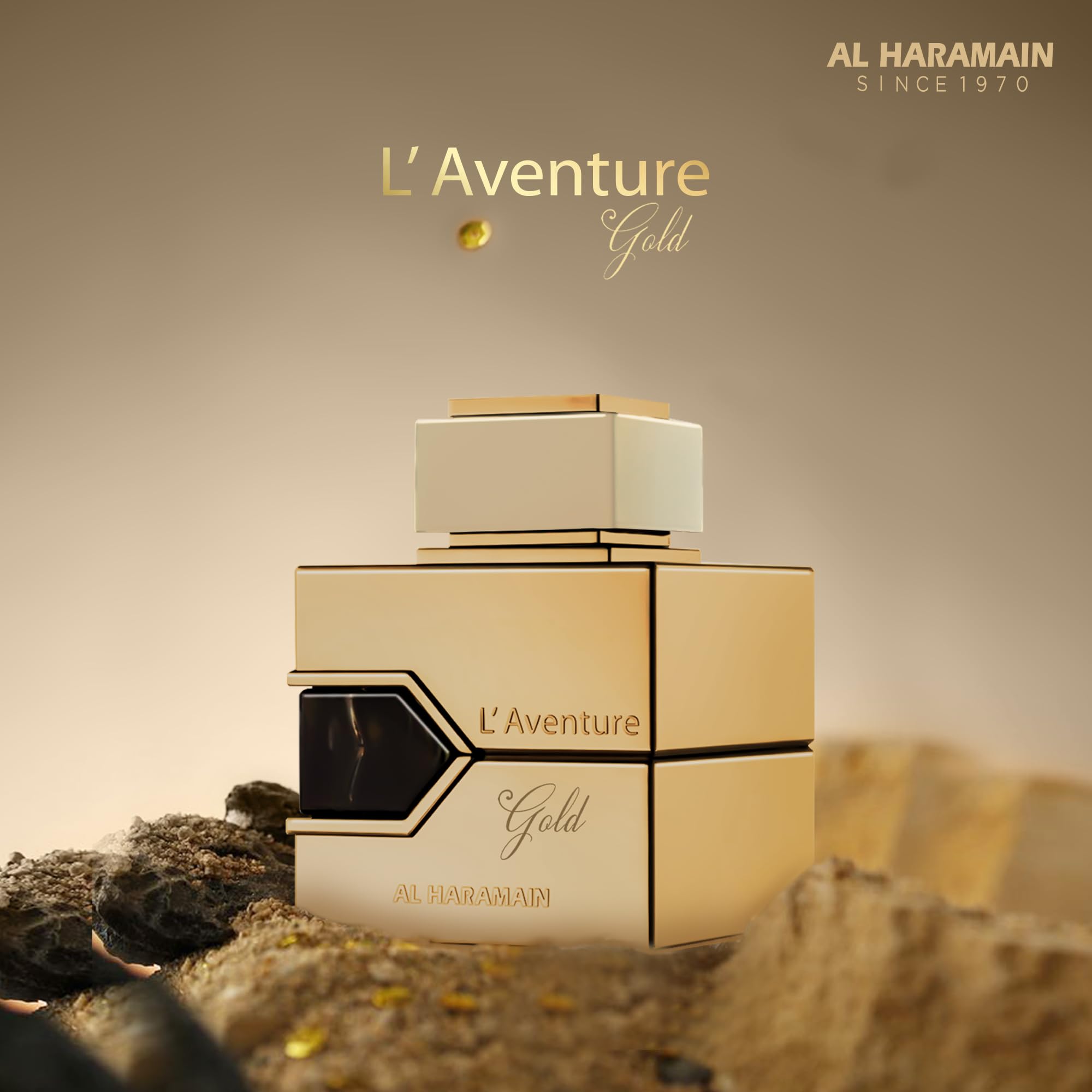 Al Haramain L'Aventure Gold for Women Eau de Parfum Spray, 3.40 Ounce (NEW 2022 Launch) - Image 7