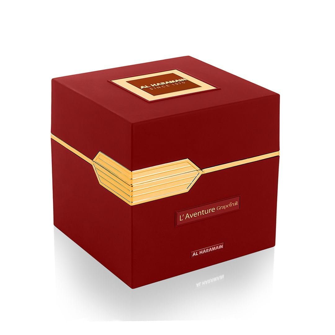 Al Haramain L'Aventure Grapefruit Extrait De Parfum Spray for Women, 3.4 Ounce - Image 4