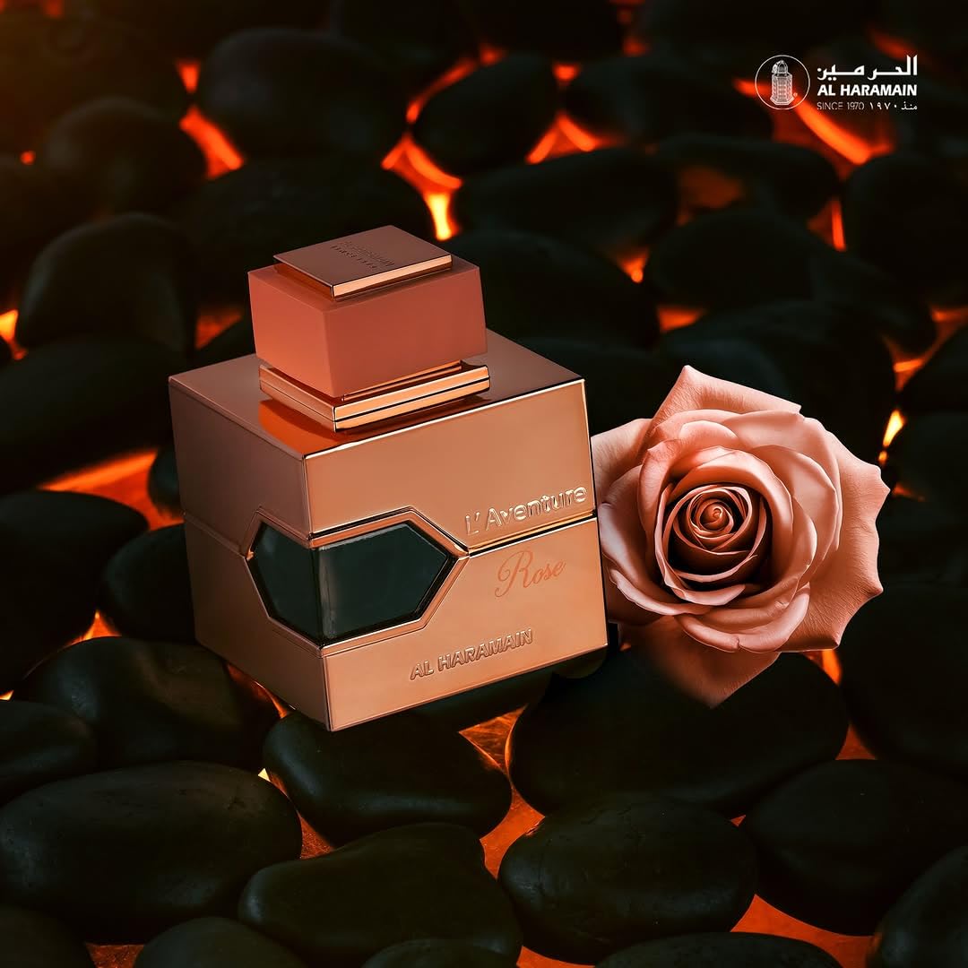 Al Haramain L'aventure Rose for Women Eau de Parfum Spray, 3.4 Ounce - Image 4