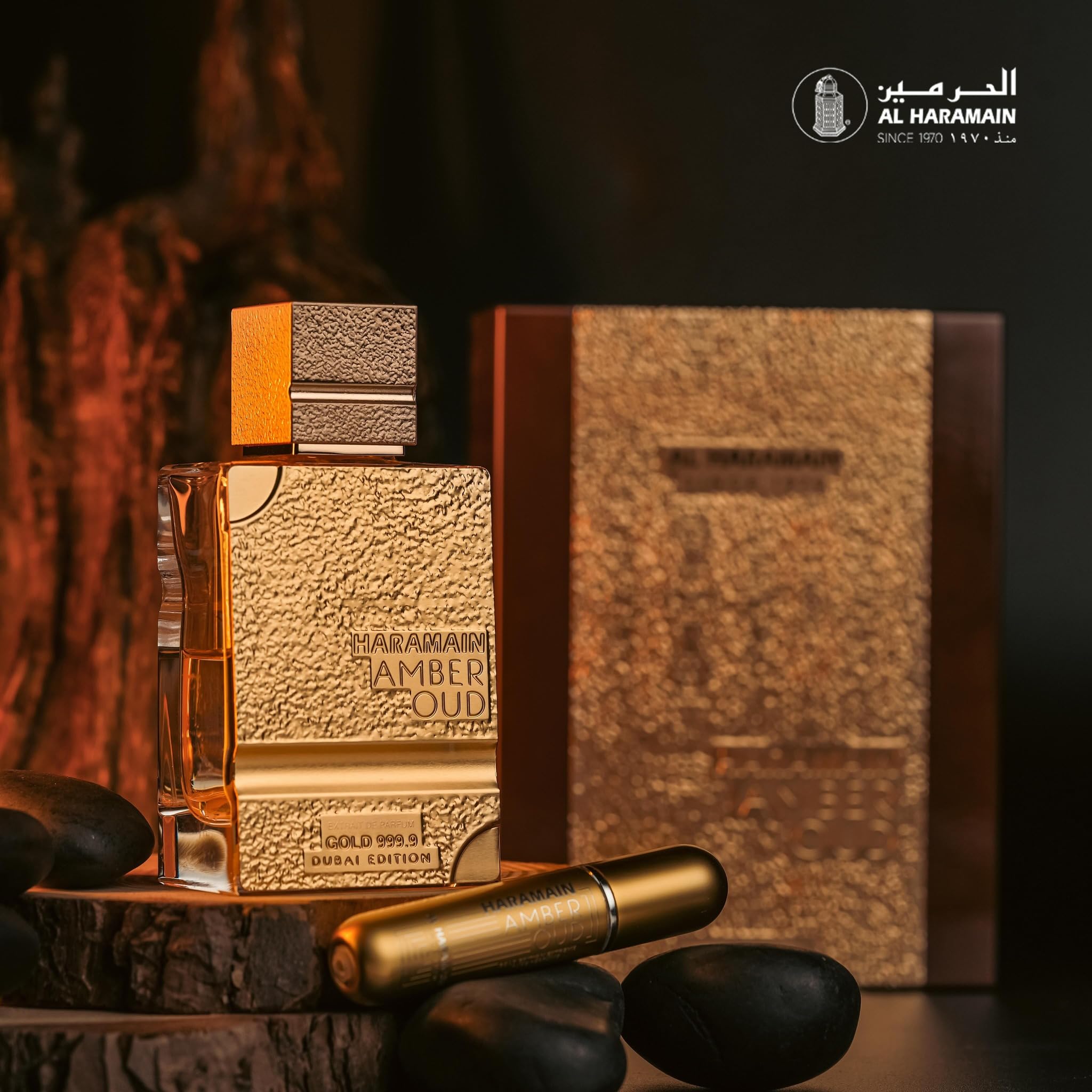 Amber Oud Gold 999.9 - Dubai Edition by Al Haramain for Women - 3.33 oz Extrait De Parfum Spray - Image 6